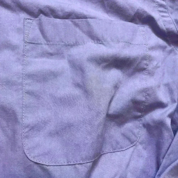 Bergamo New York Boys Size 14 Dress Shirt Purple - Picture 3 of 8